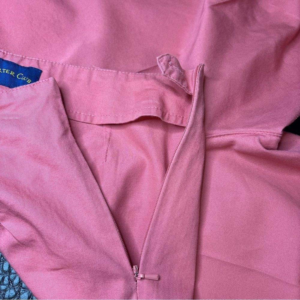 Carter Club Stylish Pink Cropped Pants Sz 10 - Picture 6 of 9